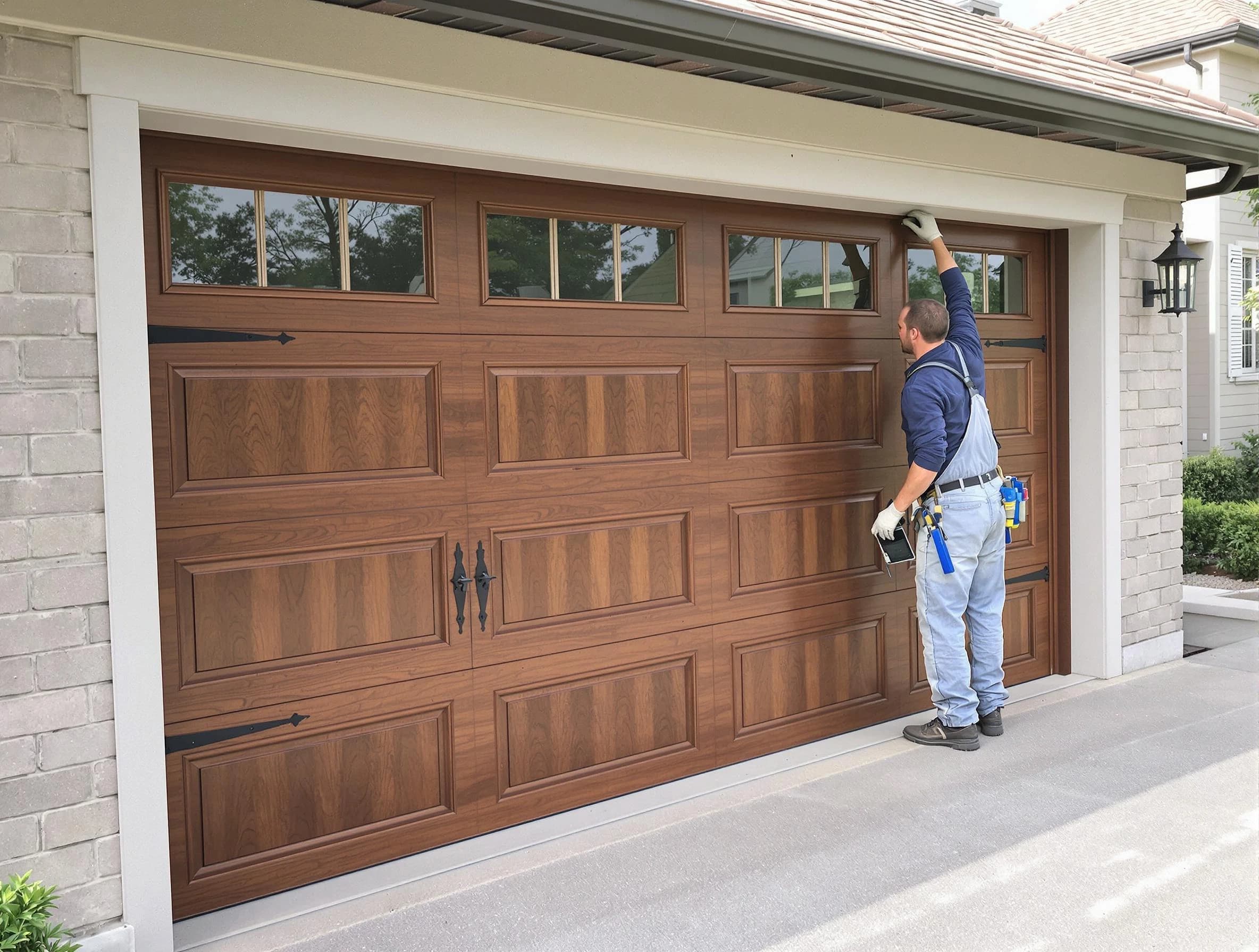 Custom garage door showcase by Milton Garage Door Repair in Milton