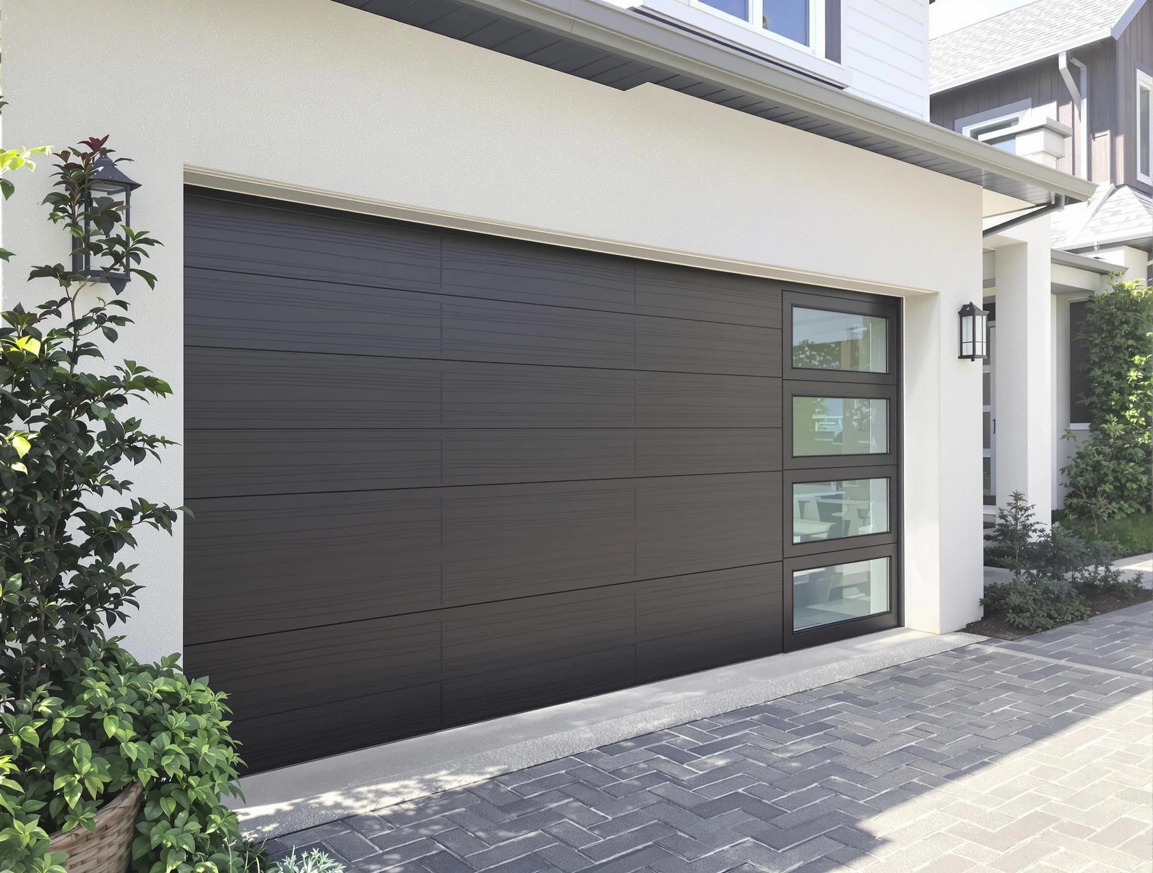Custom garage door installation by Milton Garage Door Repair in Milton