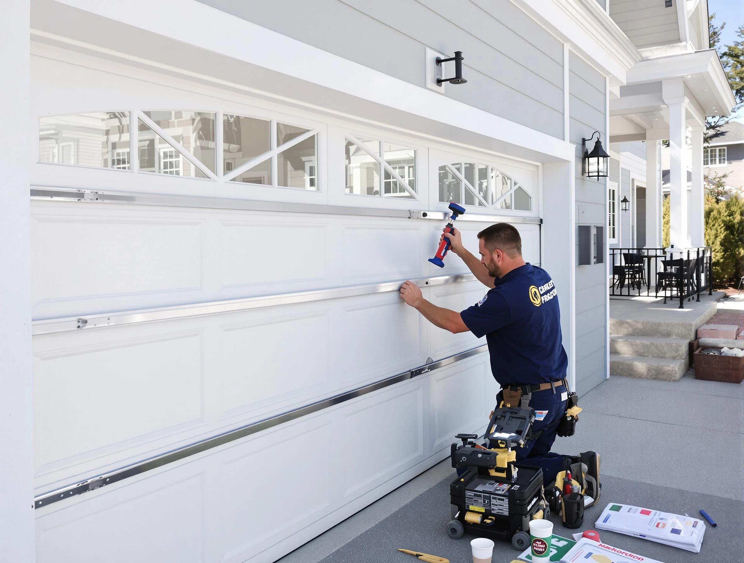 Professional garage door installation by Milton Garage Door Repair in Milton
