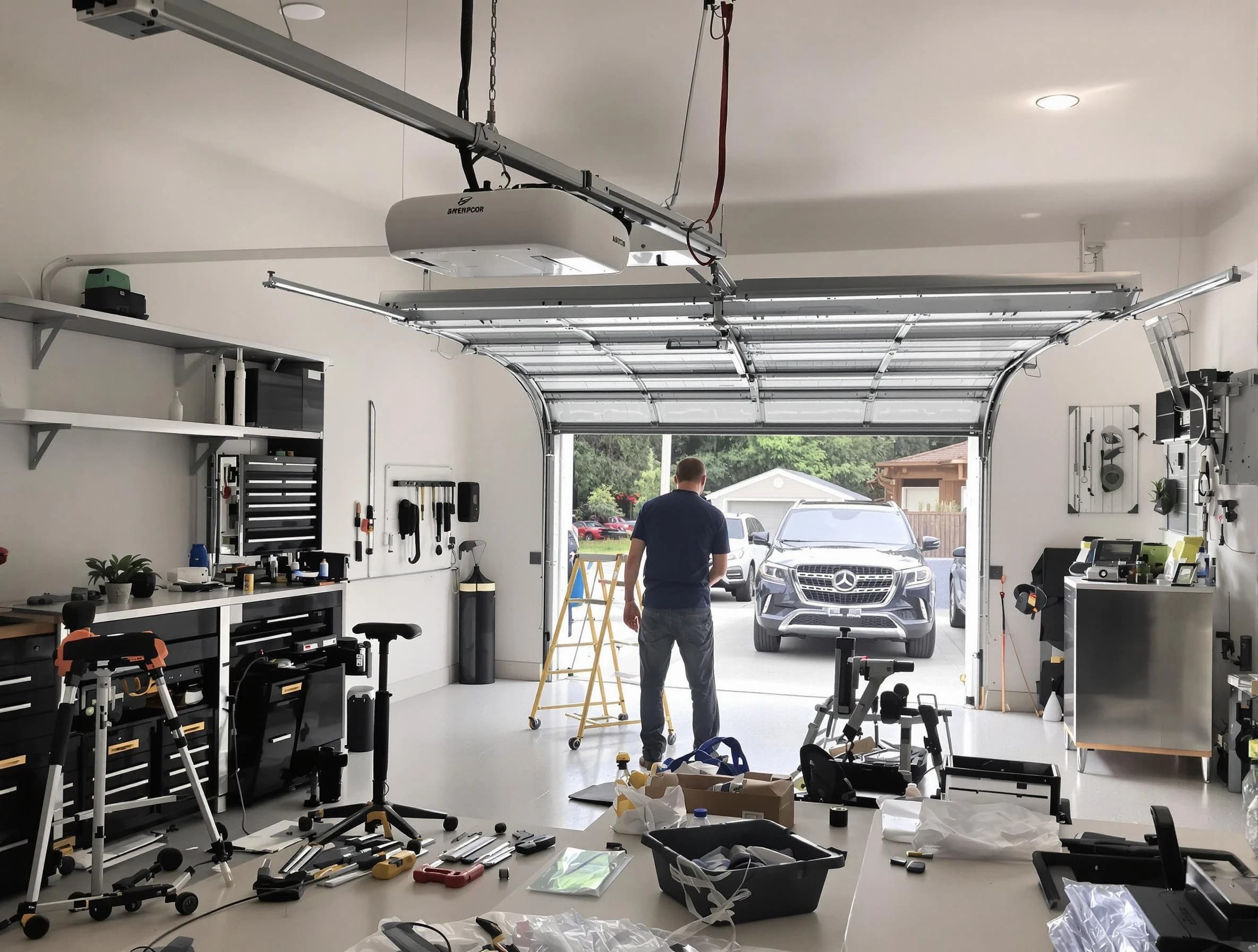 Garage door opener installation by Milton Garage Door Repair in Milton