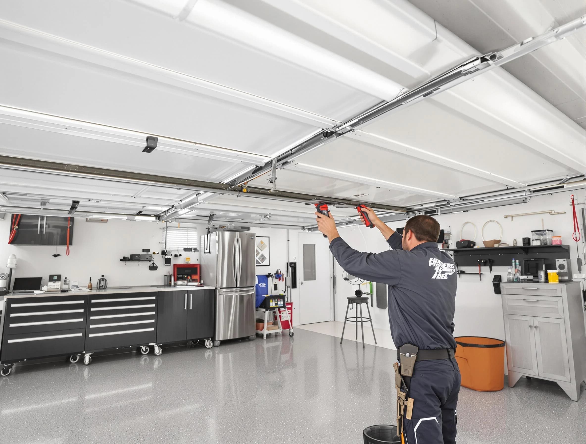 Overhead garage door repair service by Milton Garage Door Repair in Milton
