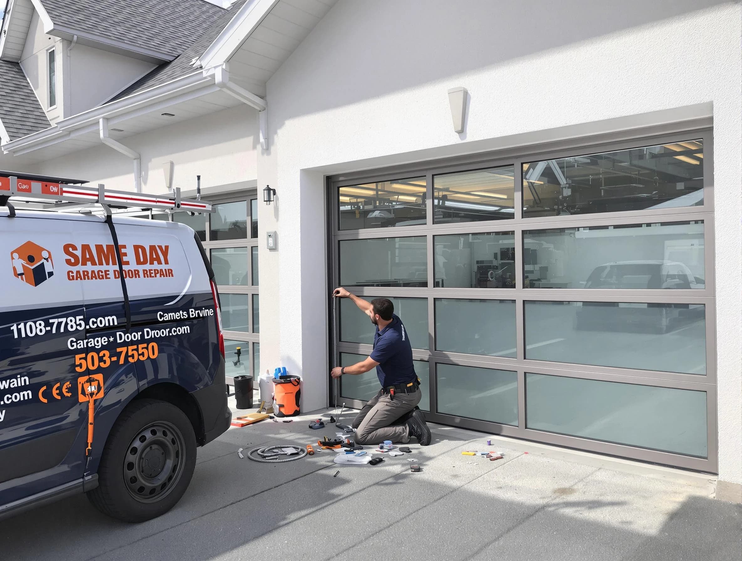Same-day garage door repair service by Milton Garage Door Repair in Milton
