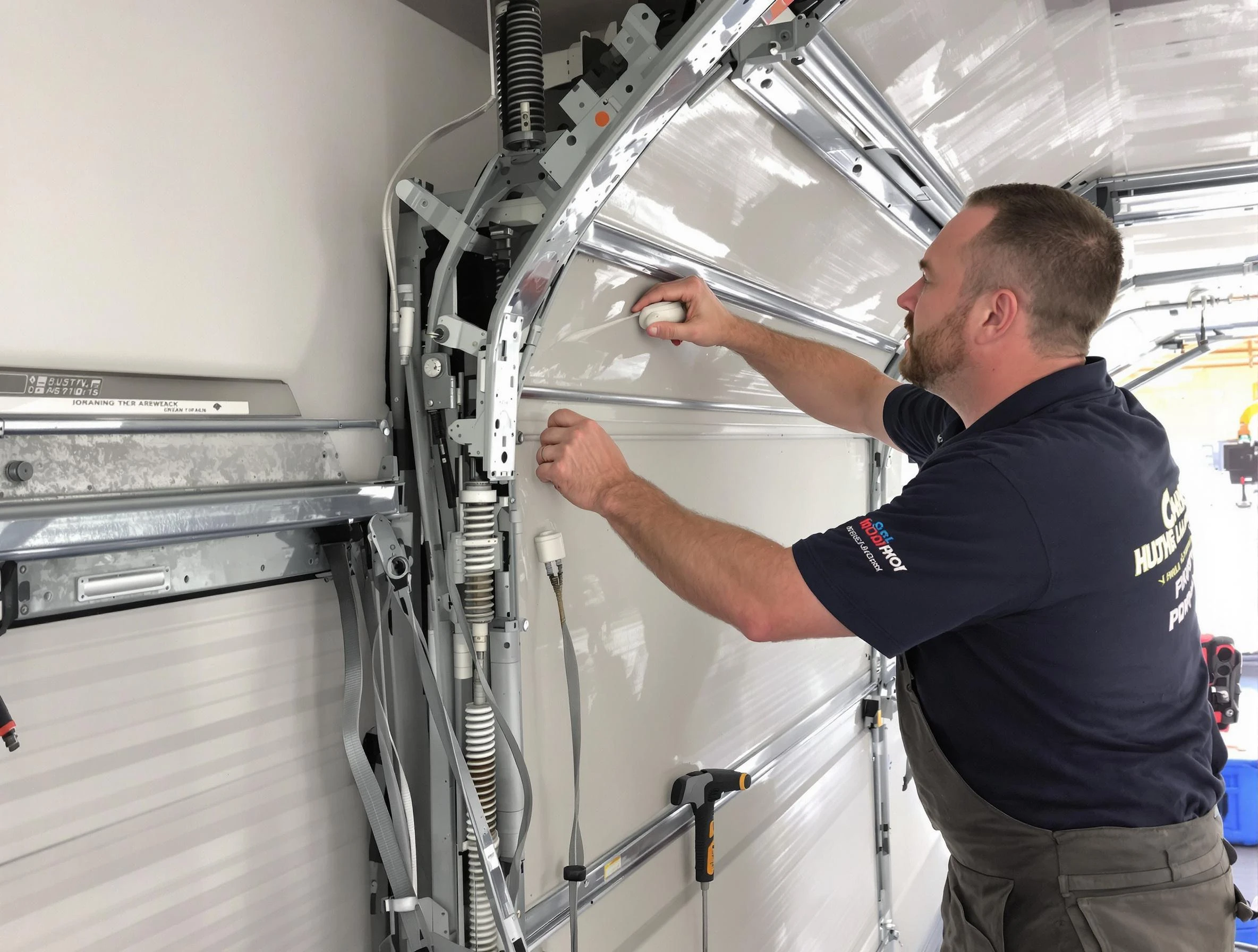 Noisy Garage Door Fix in Milton