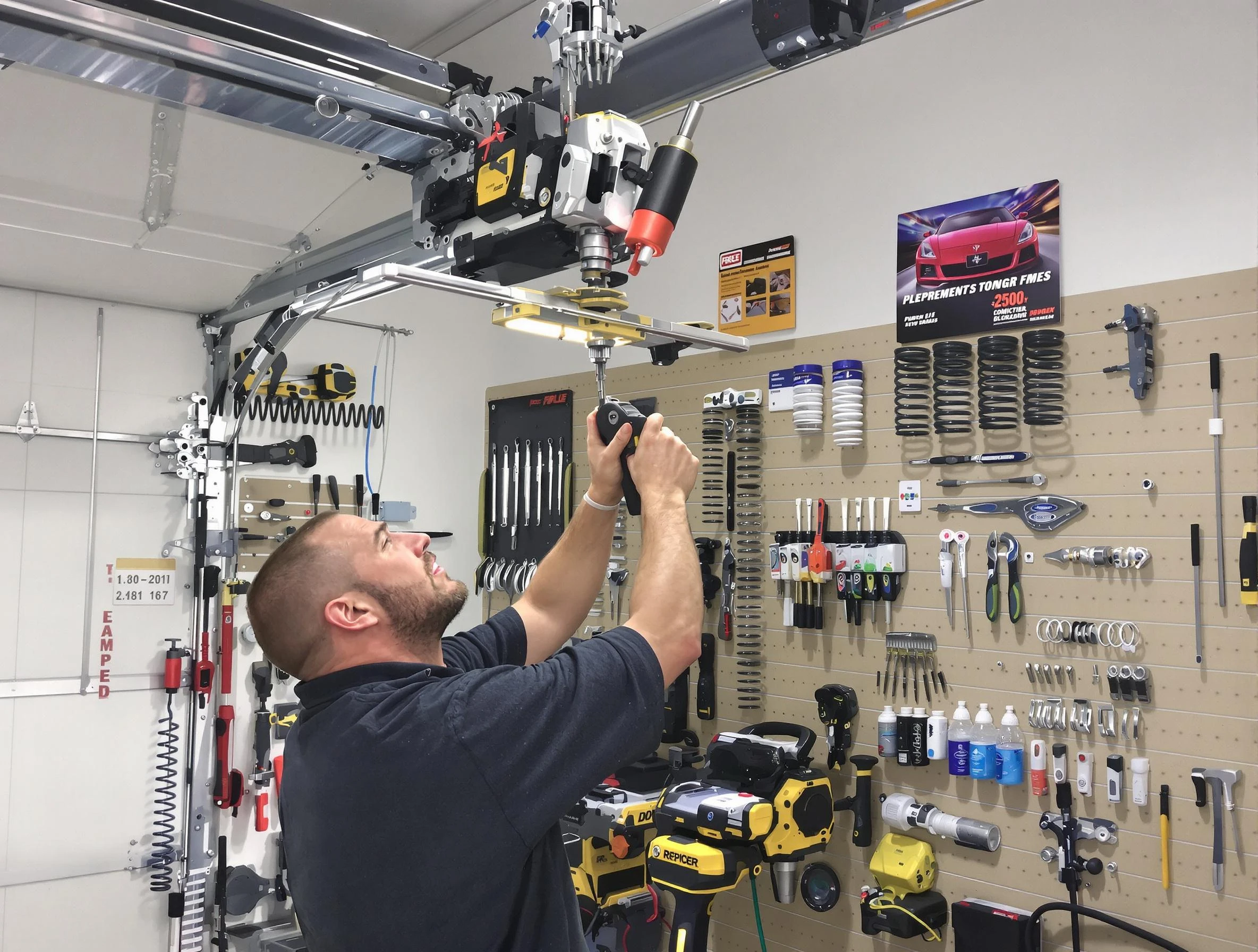 Garage Door Spring Repair in Milton